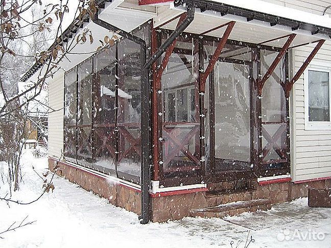 Мягкие окна для террасы, беседки, веранды под ключ