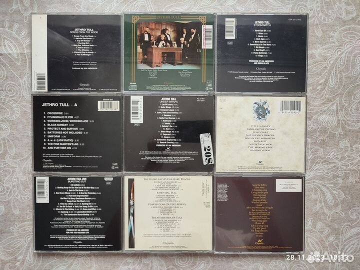 Jethro Tull cd диски фирменные