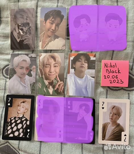 Официальные карты BTS