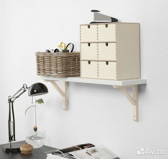 Новая настенная полка IKEA bergshult/sandshult