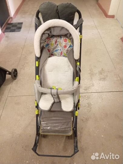 Санки коляска ника 7 3