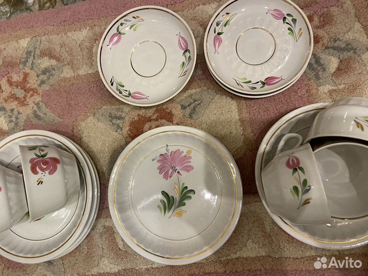 Сервиз кофейный и чайники заварочные