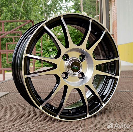 Диски 15 4x100 megami MGM-3 BKF Веста Рено Хонда