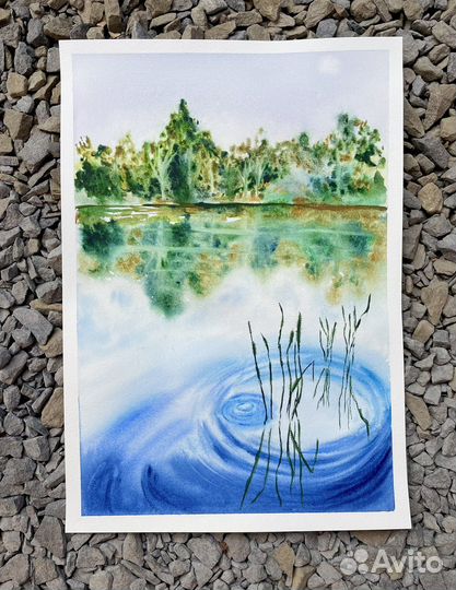 Картина акварель