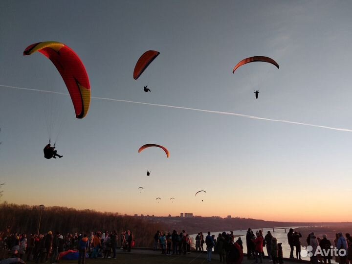 Полет на параплане с инструктором Нижний Новгород