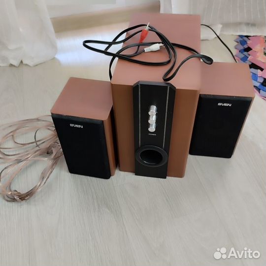 Колонки для компьютера с сабвуфером sven