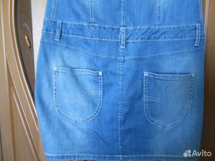 Стильное джинсовое платье