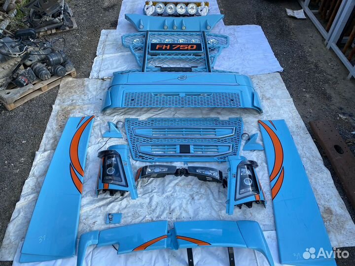 Ноускат облицовки в сборе FH16 Wildbar