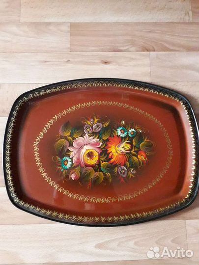 Жостовский поднос СССР новый