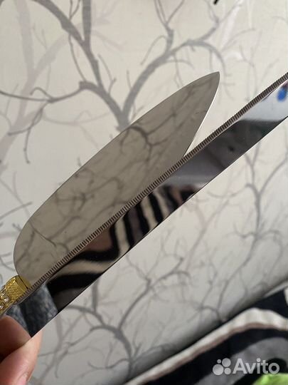 Свадебные нож и лопатка для торта