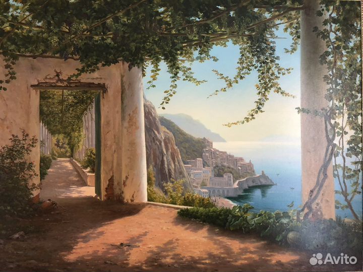 Картина маслом «Виды Амальфи» Долгополый А. А
