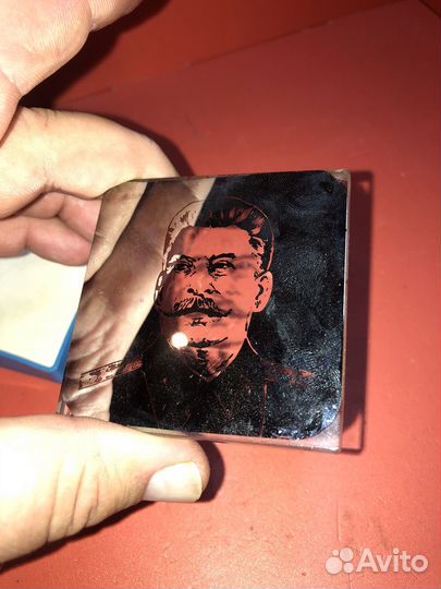 Зеркальная плакетка Сталин