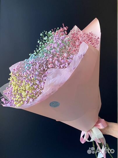 Цветы, Букеты из гипсофилы на 1 сентября