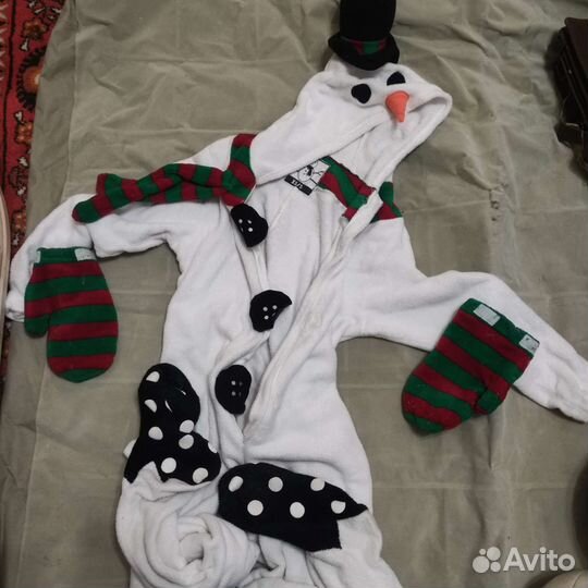 Костюм снеговика взрослый