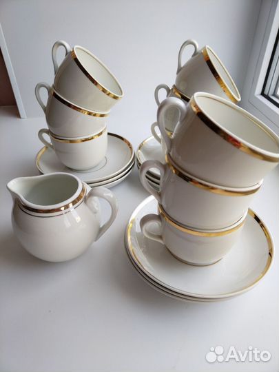 Чайные пары, молочник - старое Песочное