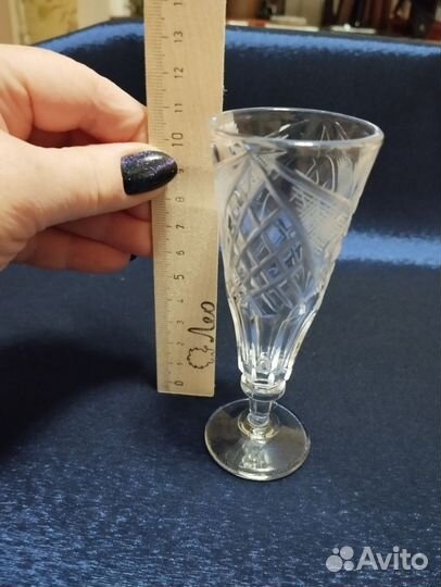 Фужеры и рюмки хрусталь