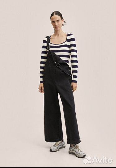 Джинсы комбинезон Mango