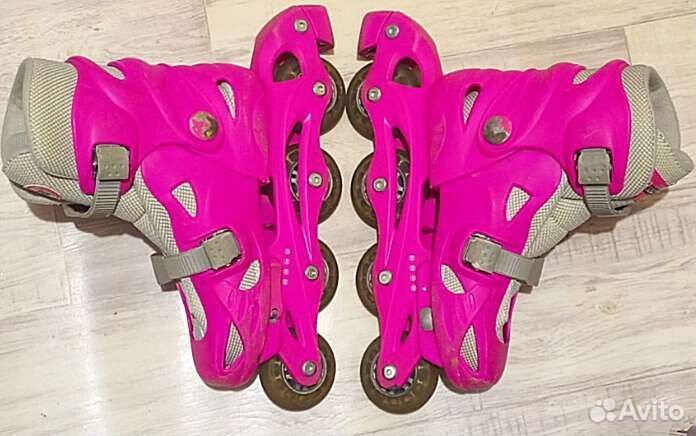 Ролики детские для девочек, размер 33-36