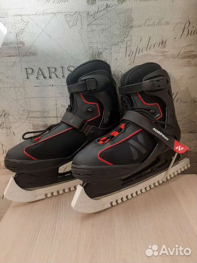 Коньки nordway fh one+сумка+чехол на лезвия