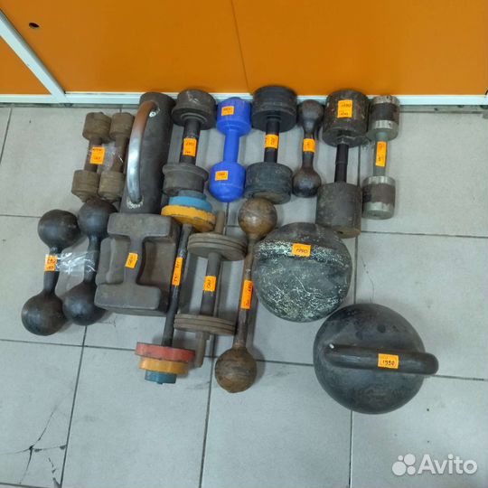 Гантели-Гири В ассортименте 1.5-32кг