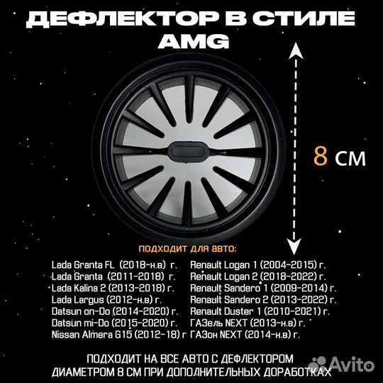 Дефлекторы AMG на Лада Гранта