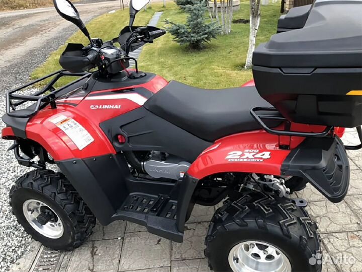 Квадроцикл Linhai Yamaha D200 красный