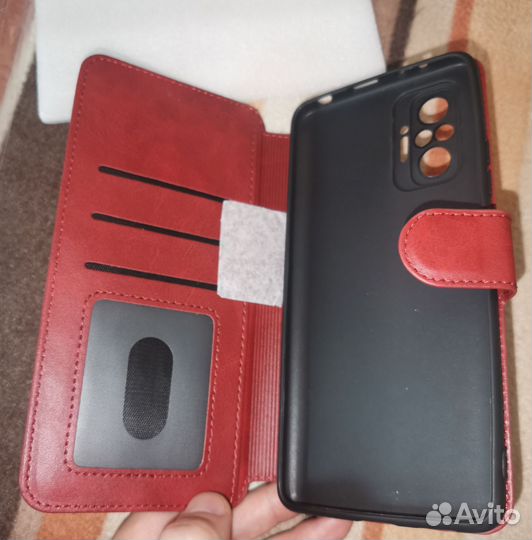 Чехол для Redmi note 10 pro красный