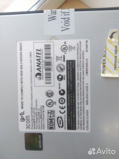 Сетевой коммутатор 3COM 24-port