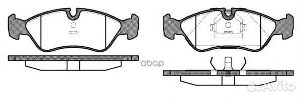Комплект тормозных колодок дисковый тормоз 0286