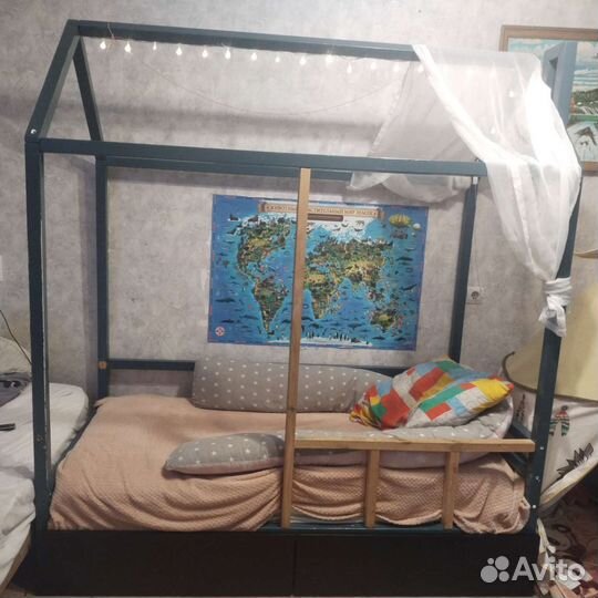 Детская кровать домик бу