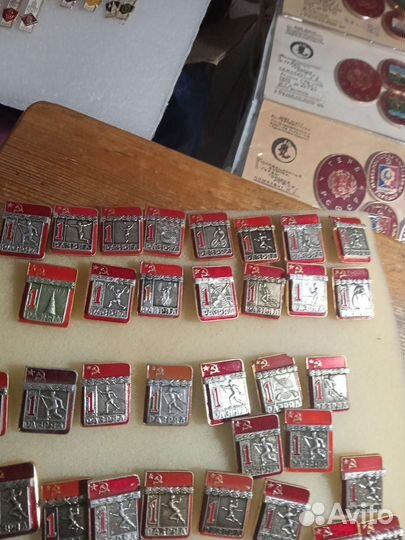 Значки 1 разряд, Олимпиада и др