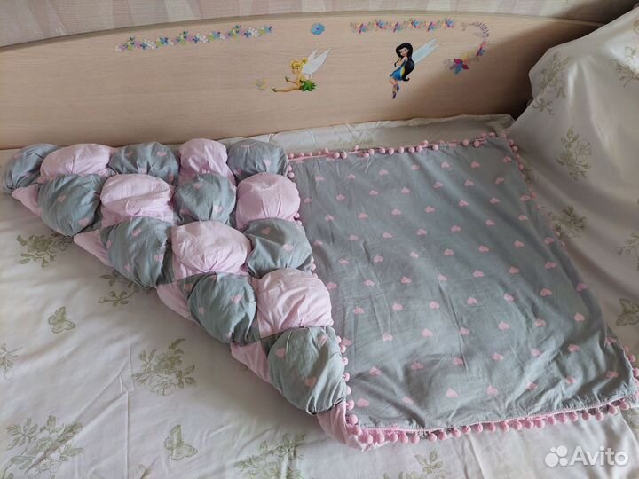 Детское одеяло в кроватку ручная работа