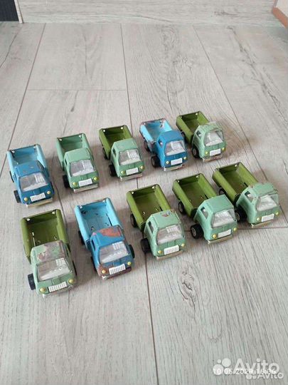 Машинки одним лотом 10шт металлические