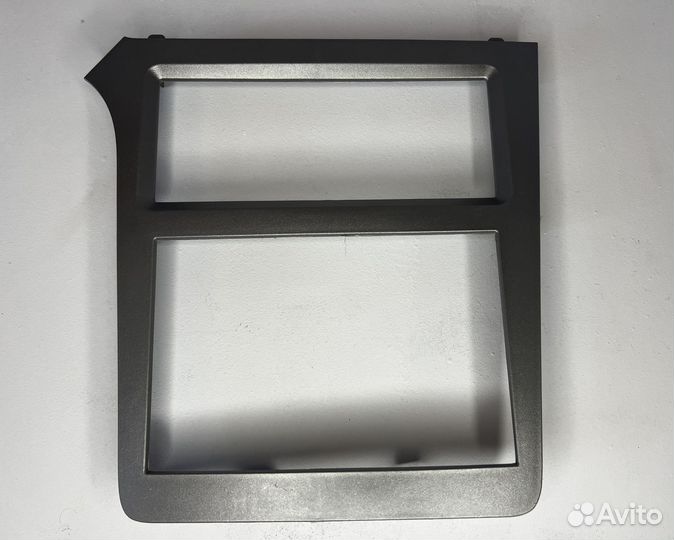 Рамка магнитолы Нексия N150 сток(темно-серая)