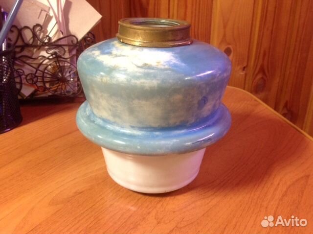 Абажур ретро. Лампа колба. Лампадка. Подсвечник