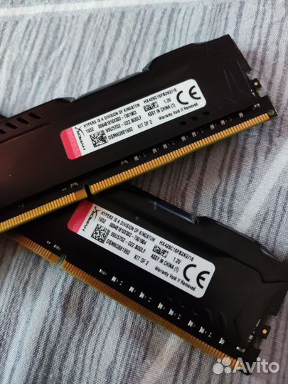 Оперативная память ddr4 hyperx fury 16gb 3200