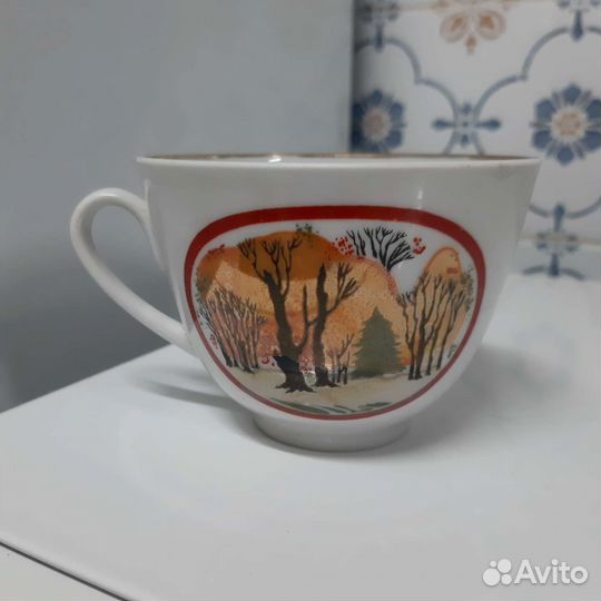 Чашка Золотая роща лфз СССР