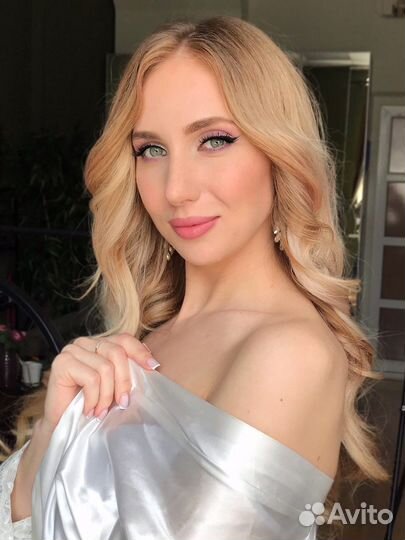 Свадебный макияж и прическа