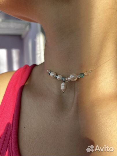 Украшение. Чокер-невидимка. Колье,браслет