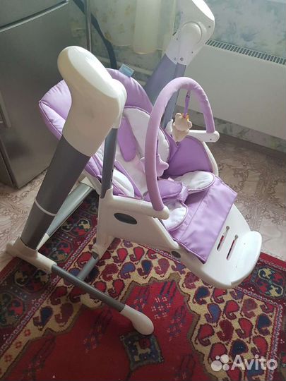 Детские качели стульчик для кормления