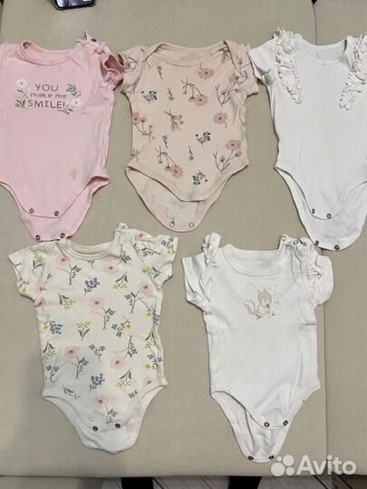 Боди летнее для новорождённых