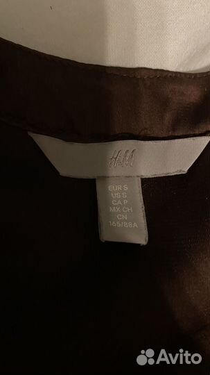 Платье рубашка свободного кроя hm