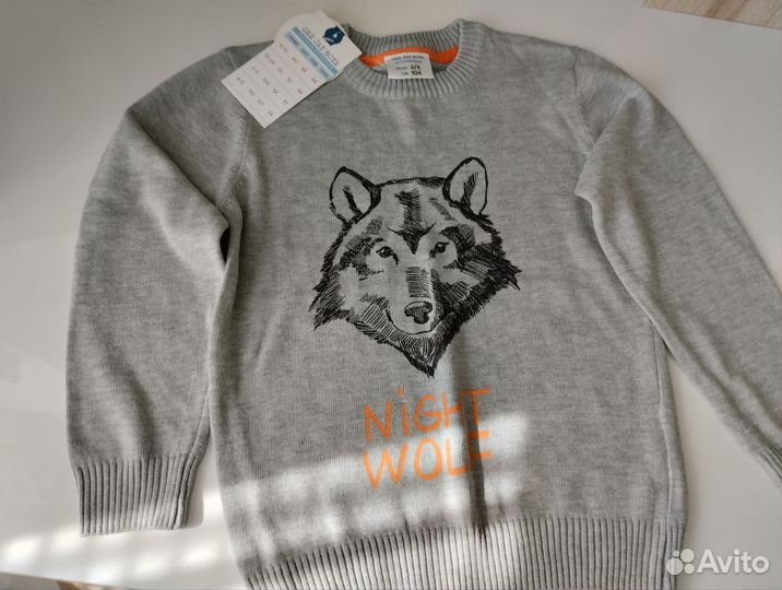 Детский джемпер новый р.104