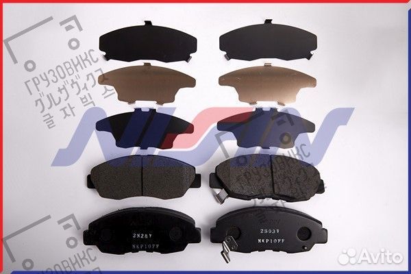 Тормозные колодки дисковые (в комплекте 6 пластин)