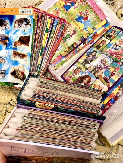 Наклейки 2000-х много листов