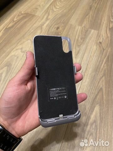 Чехол зарядка iPhone X/XS interstep