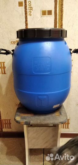 Бочка пластиковая, Бак, тара, ёмкость-40литров