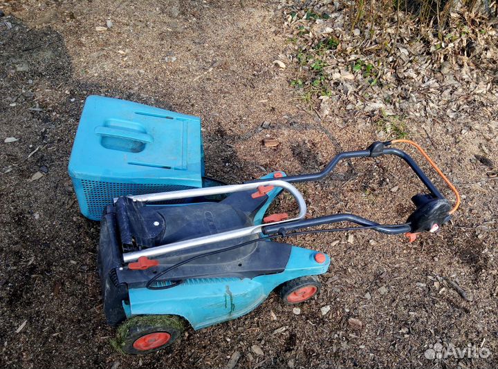 Газонокосилка электрическая Gardena 34 E бу