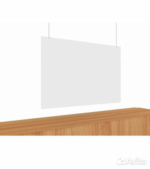 Подвесной защитный экран из оргстекла (10шт.)