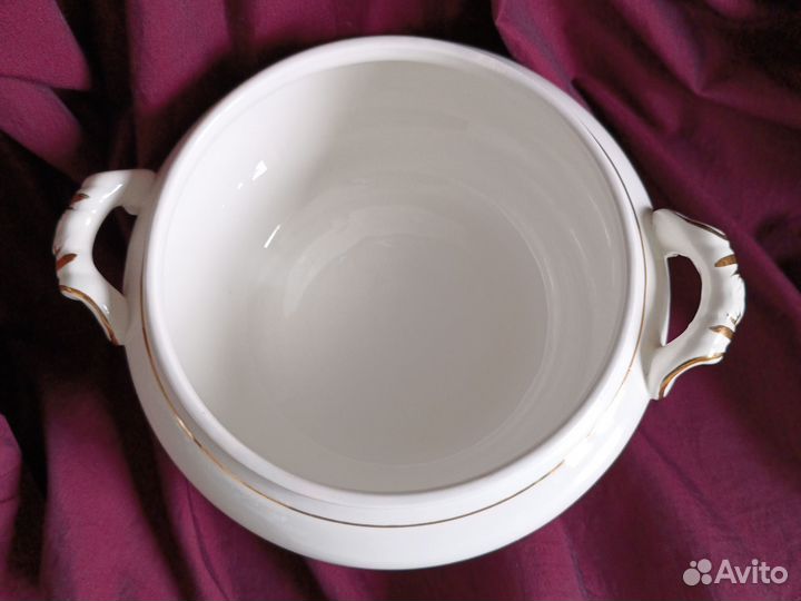 Супница зик Конаковский фарфоровый завод СССР